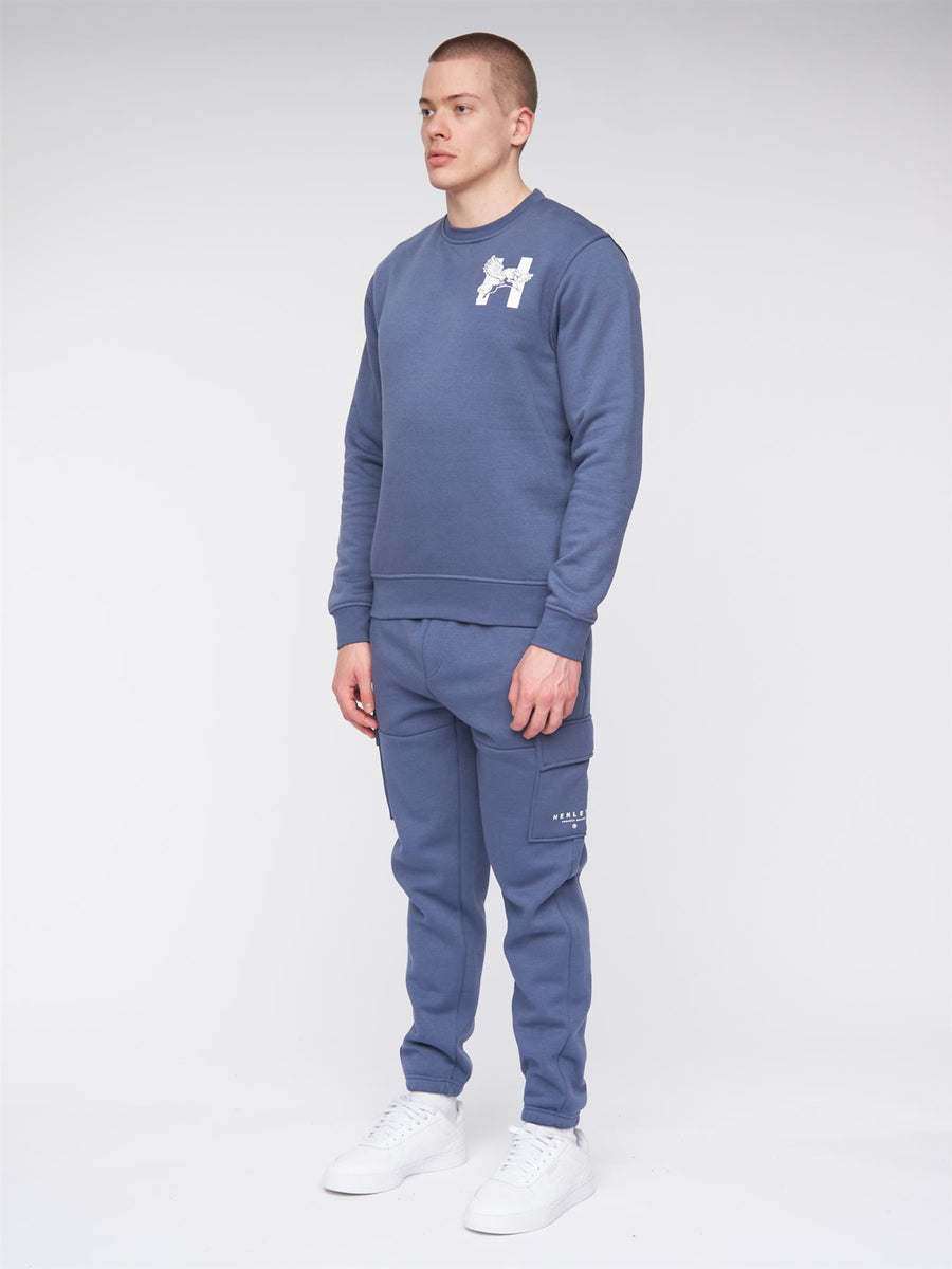 Moorehen Crew Sweat Deep Blue