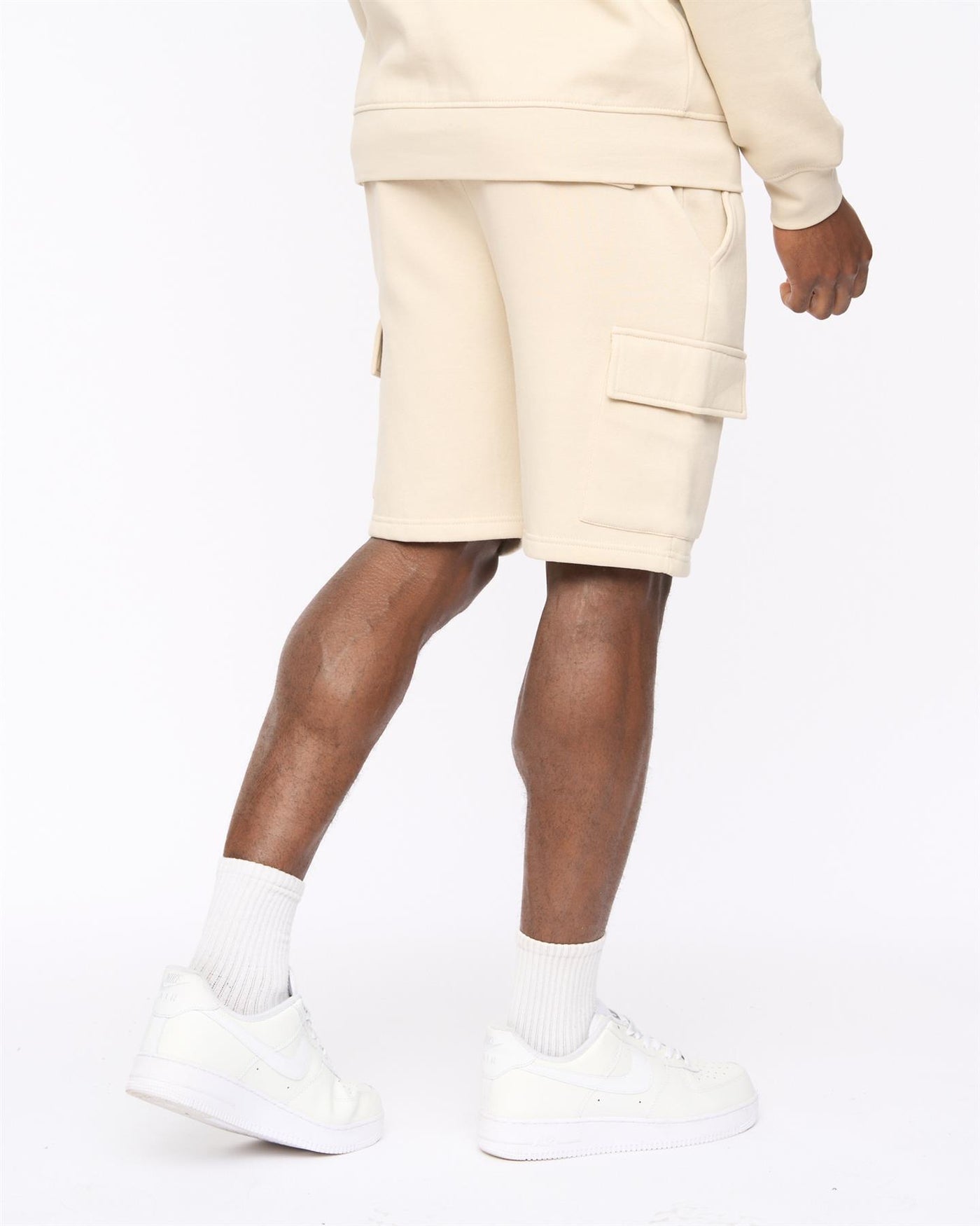 Mens Bardon Cargo Shorts Light Stone