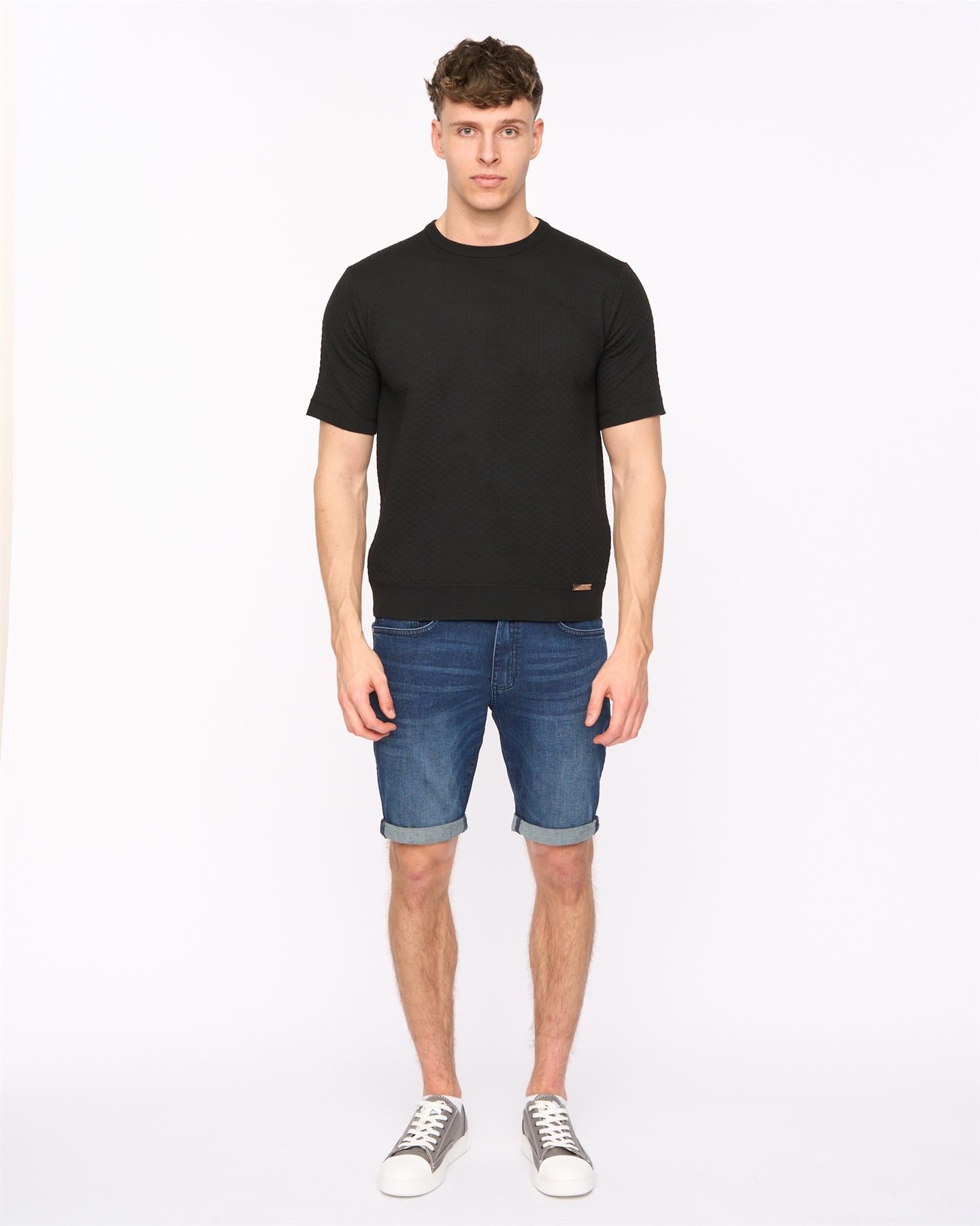 Mens Mataso Knit T-Shirt Black