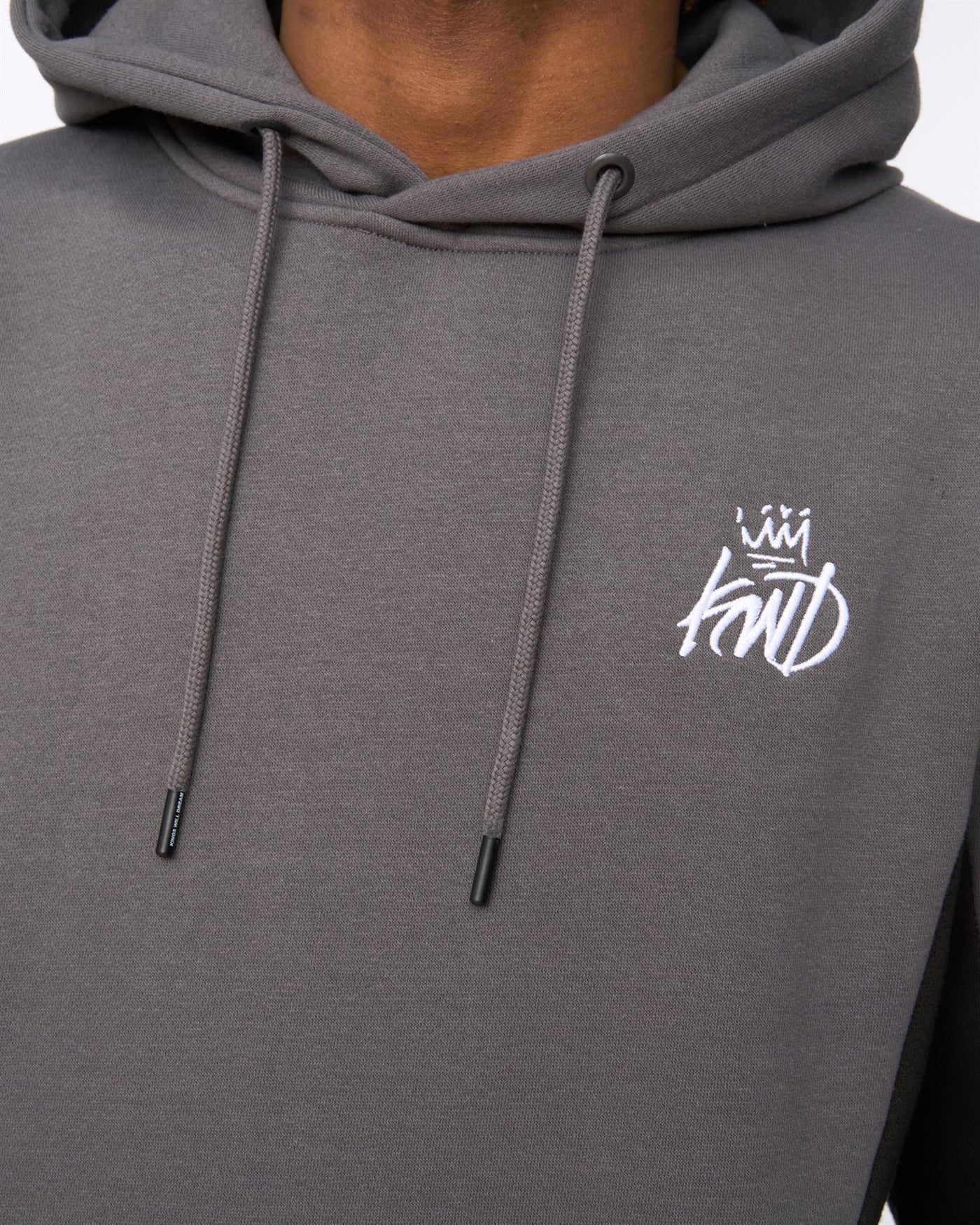 Mens Blockade Hoodie Asphalt/Black