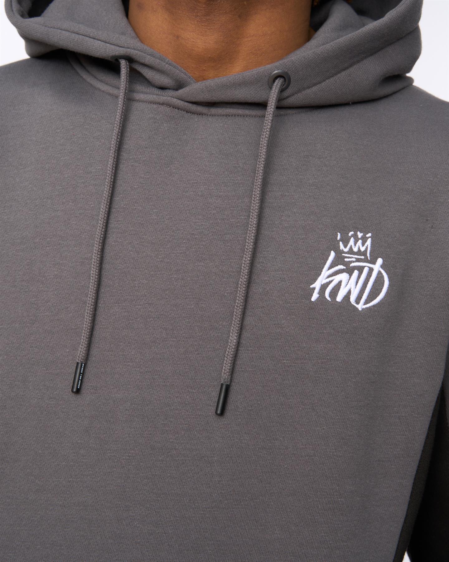 Mens Blockade Hoodie Asphalt/Black