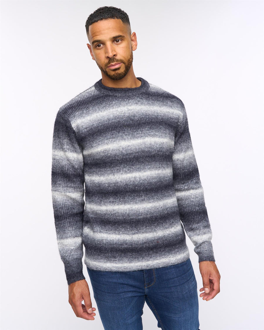 Ormonde Ombre Spacedye Jumper Dark Navy