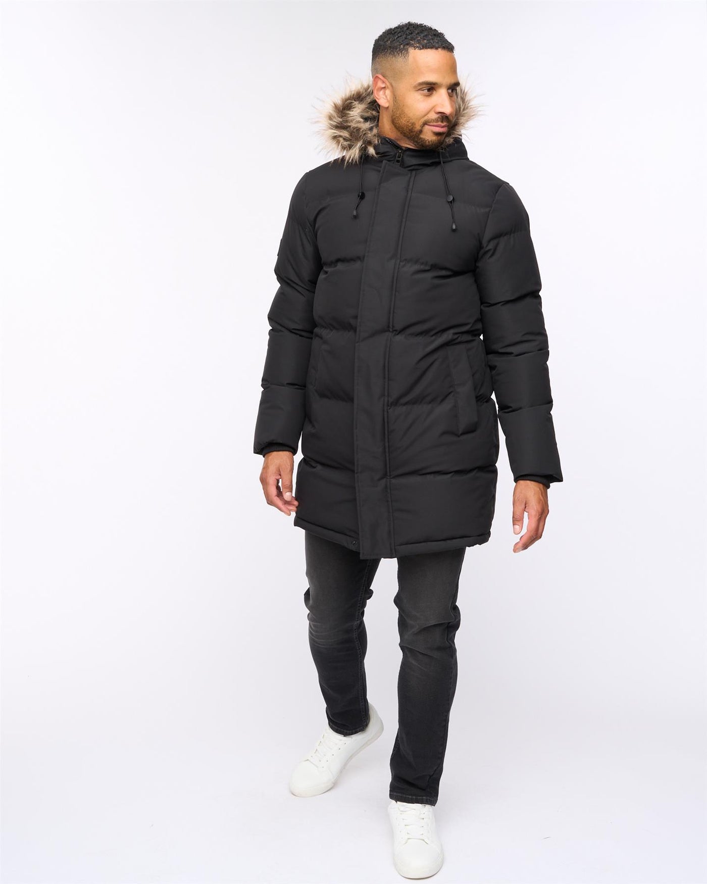 Northbrook Mid Length Parka Black