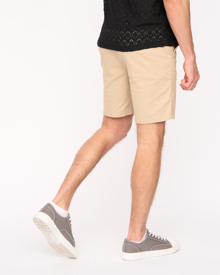 Mens Everett Chino Shorts Stone