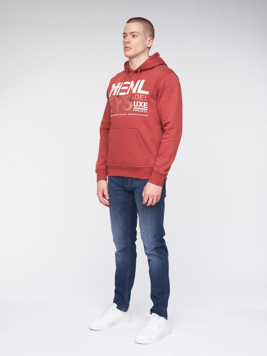 Mens Classhen Hoodie Deep Red