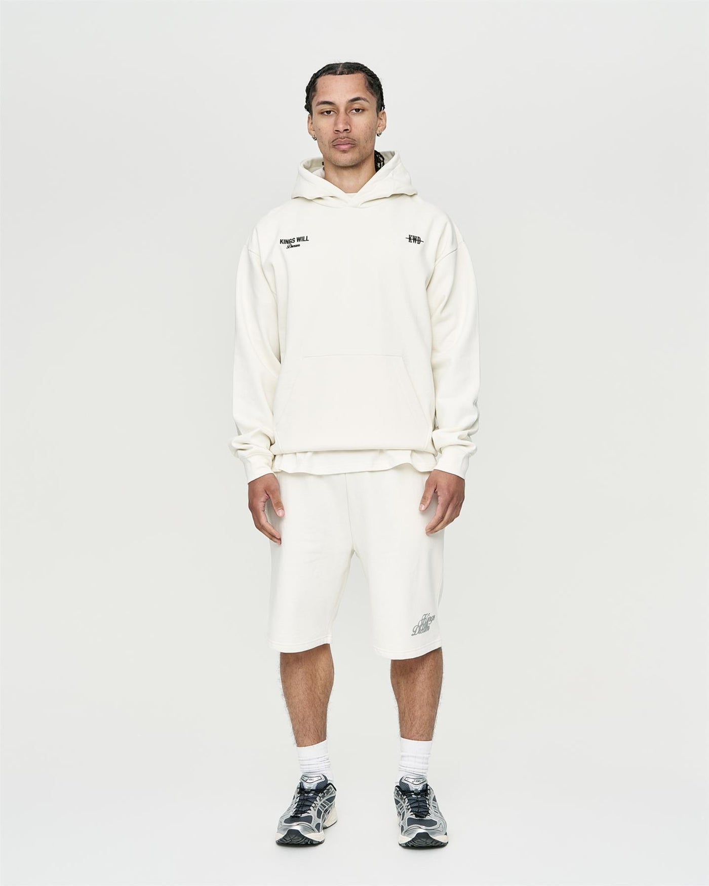 Mens Studio Garment District Hoodie White