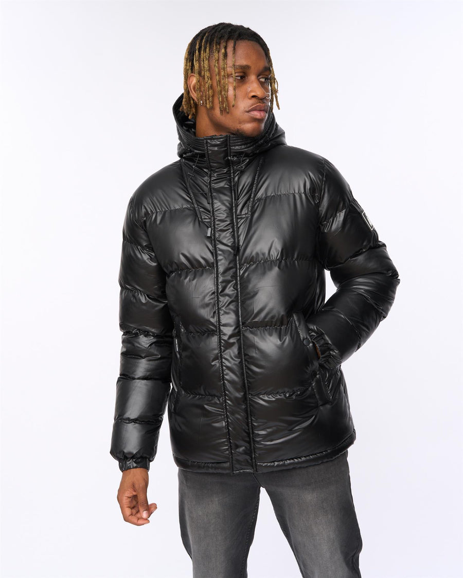 Mens Welcome Puffer Jacket Black