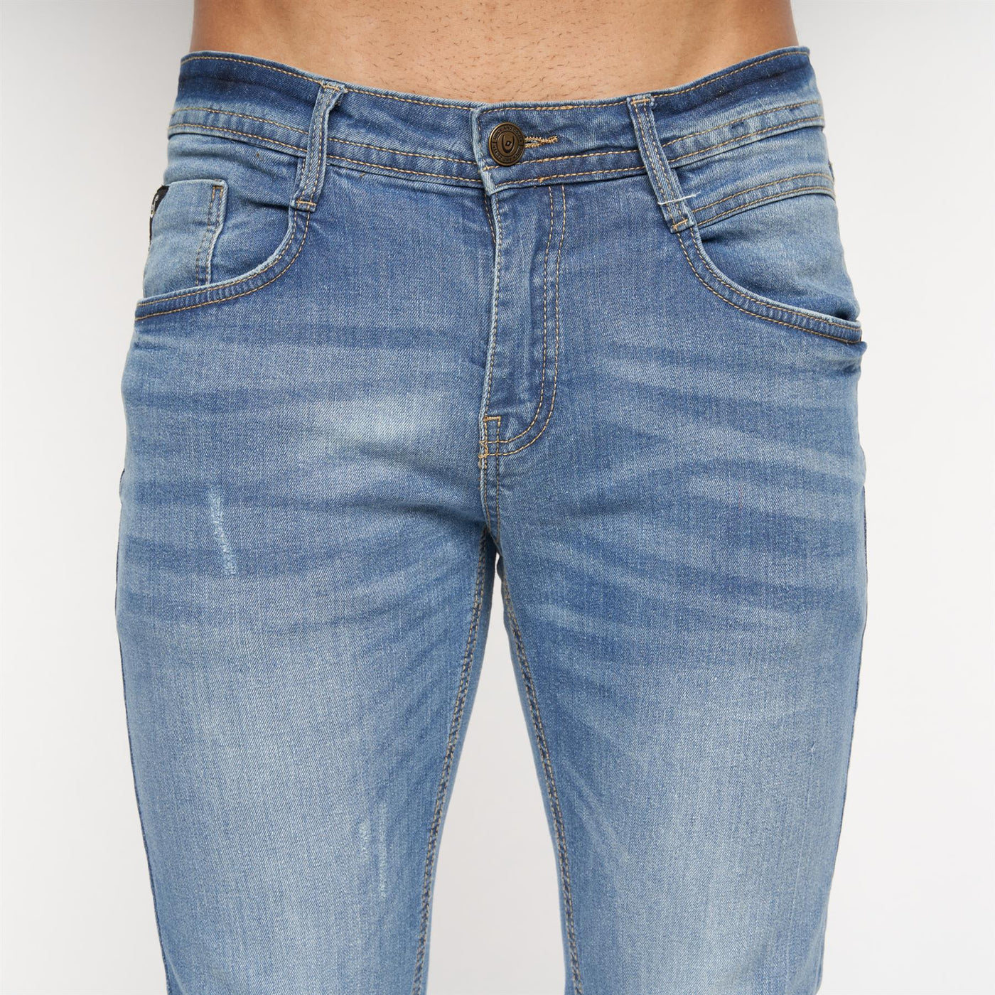 Tranfold Slim Fit Jeans Light Wash