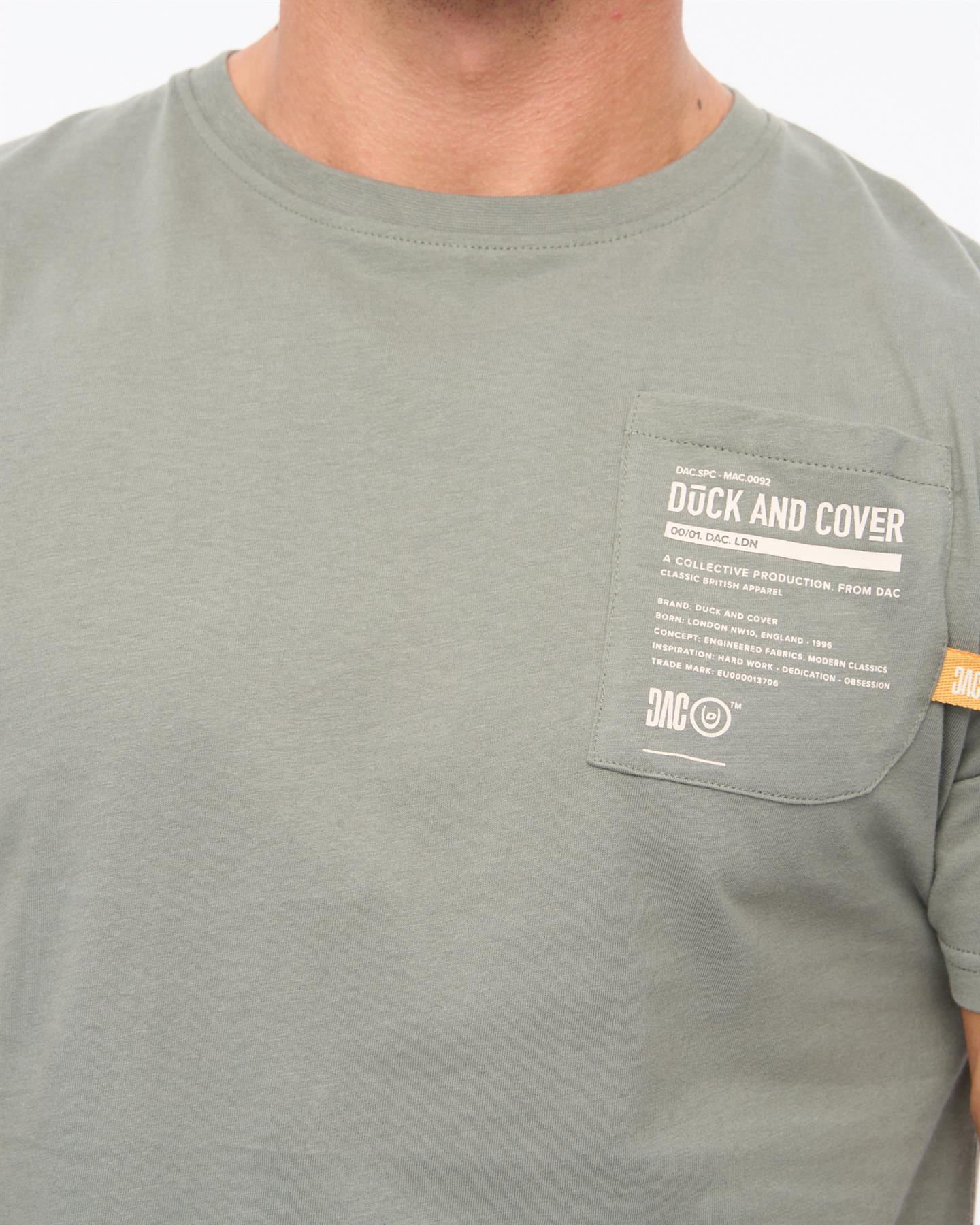 Mens Adamsberg T-Shirt Dark Olive