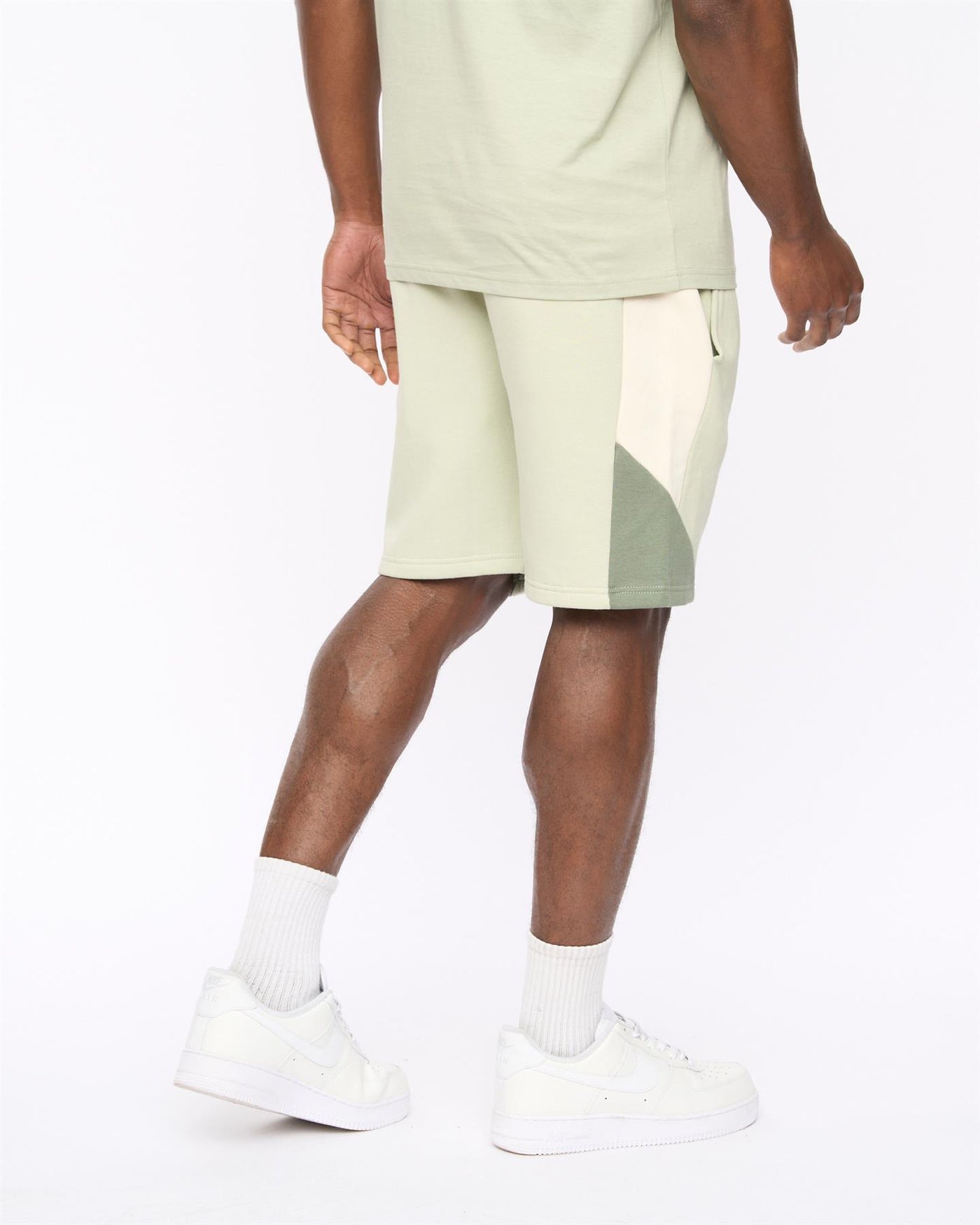Mens Castlebay Jog Shorts Light Olive