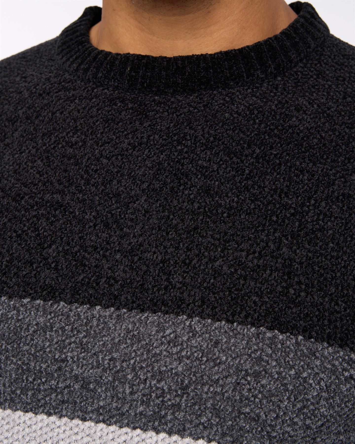 Mens Maskell Crew Knit Black