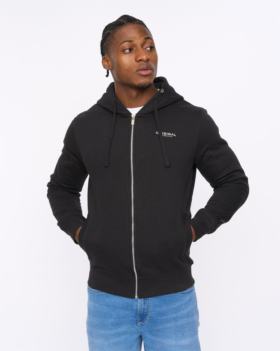 Mens Allmoor Zip Thru Hoodie Black