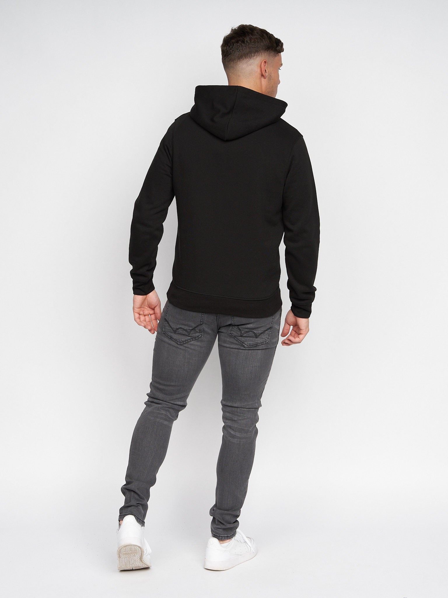 Mens Lenta Hoodie Black