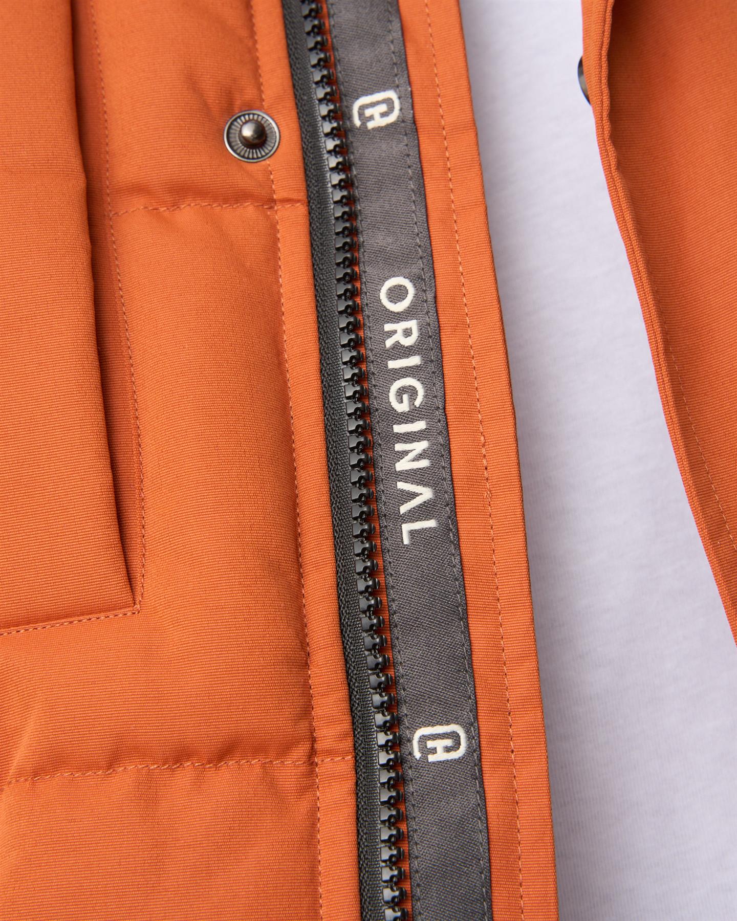 Mens Milwaka Long MVE Jacket Burnt Orange