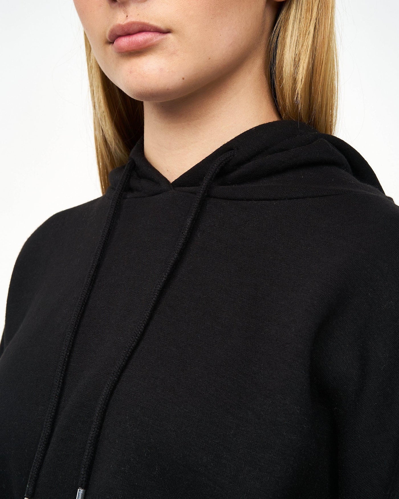 Womens Danica 2 Crop Hoodie Black