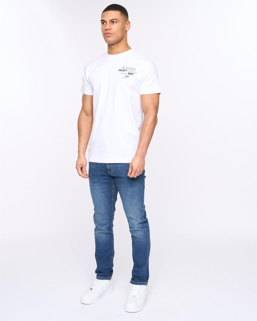 Mens Craze Comfort Fit Jeans Stone Wash