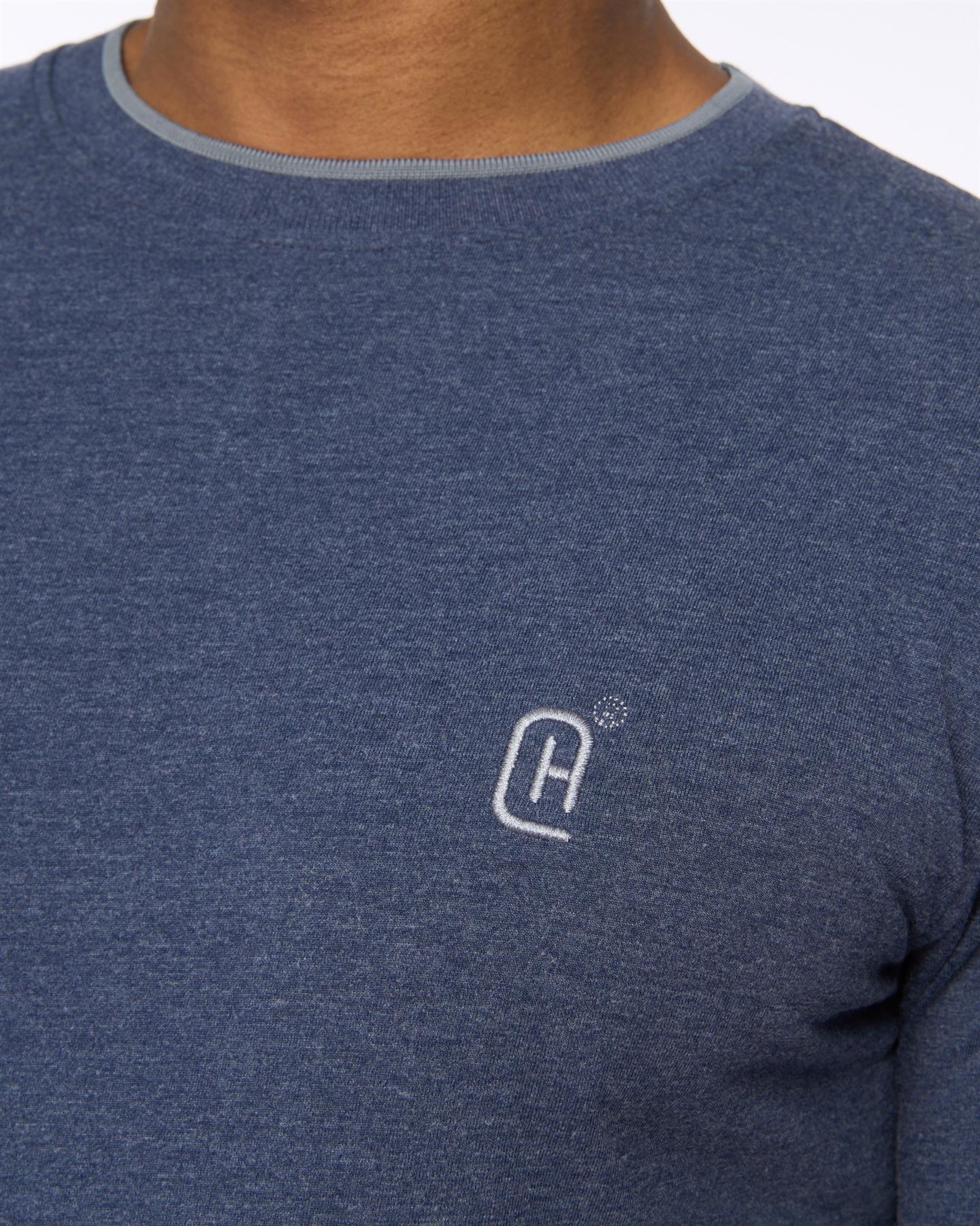 Mens Einstip T-Shirt Navy Marl