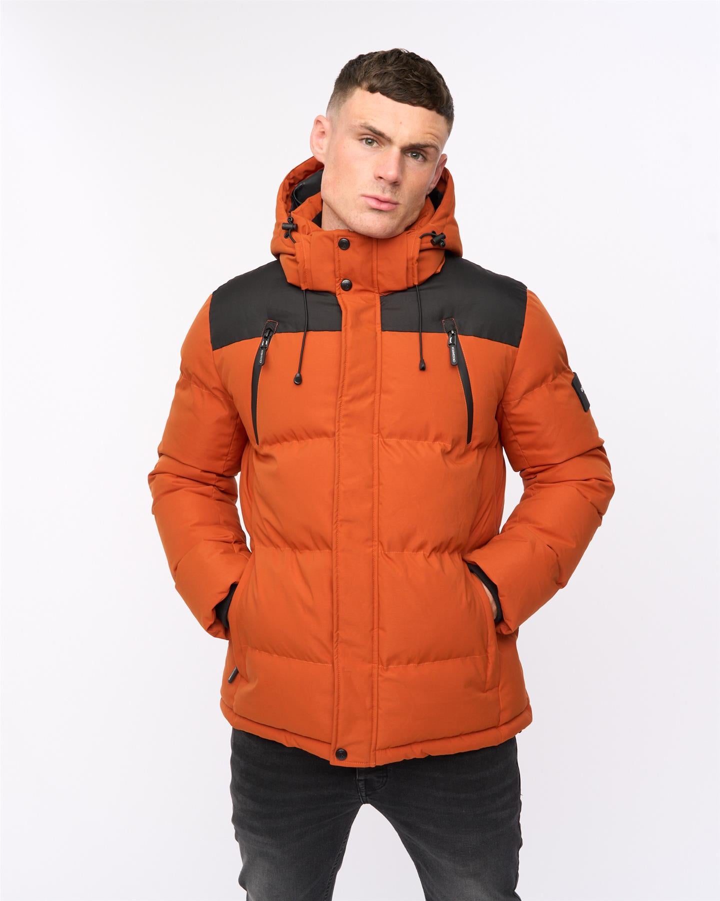 Mens Menray Jacket Burnt Orange