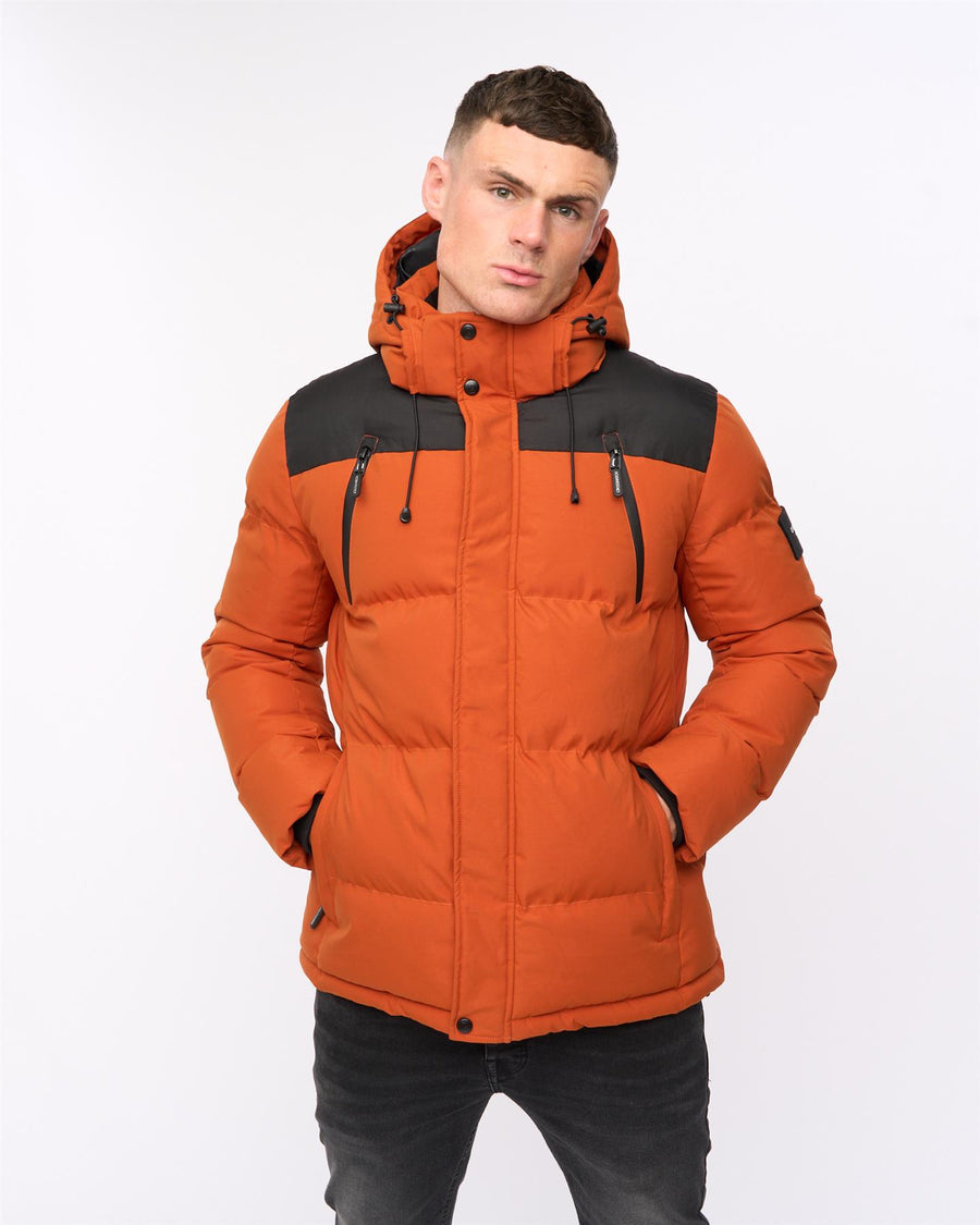 Mens Menray Jacket Burnt Orange