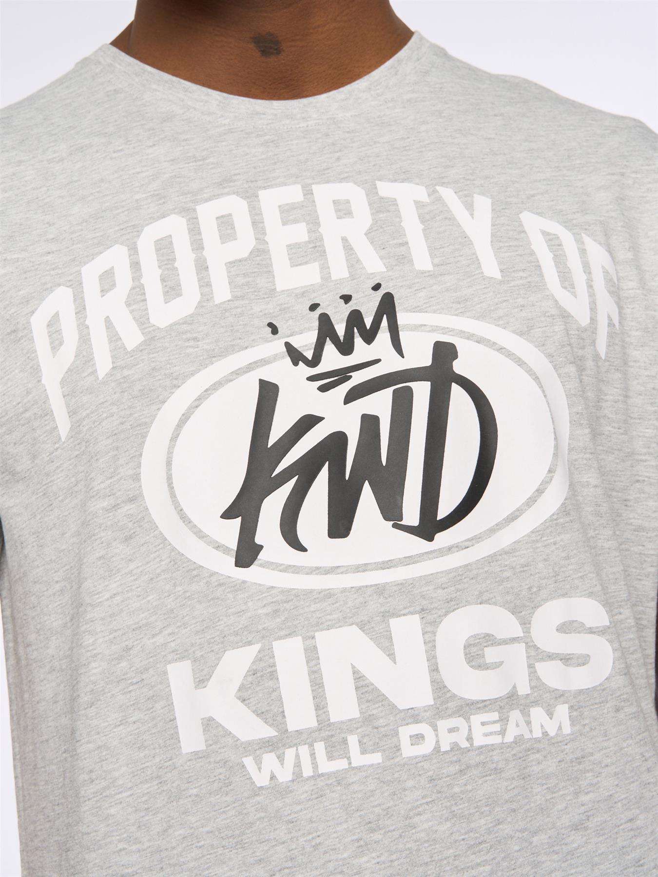 Mens Prop T-Shirt Grey Marl