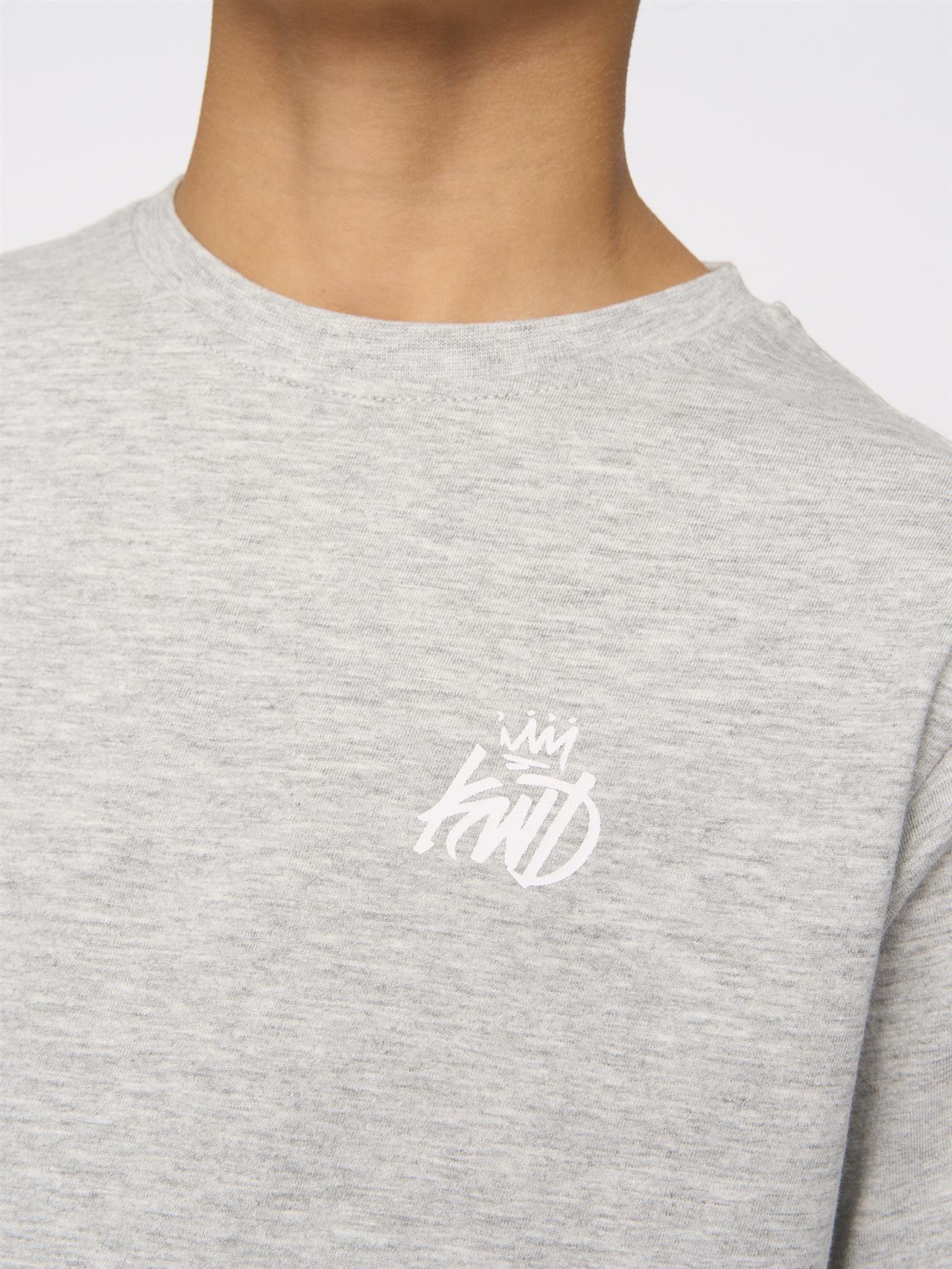 Kids Boys Stanton T-Shirt Grey Marl