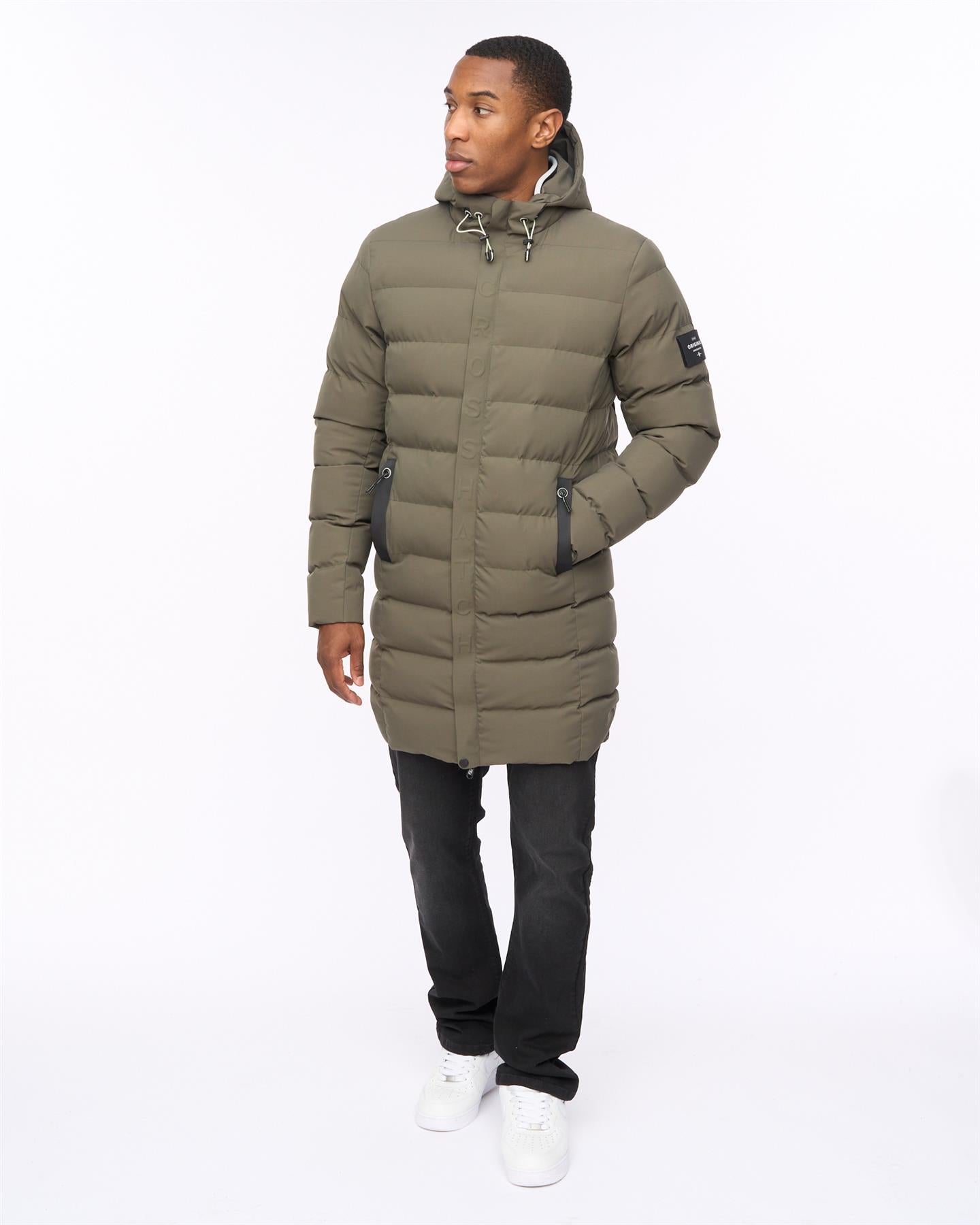 Mens Longkamp Jacket Olive