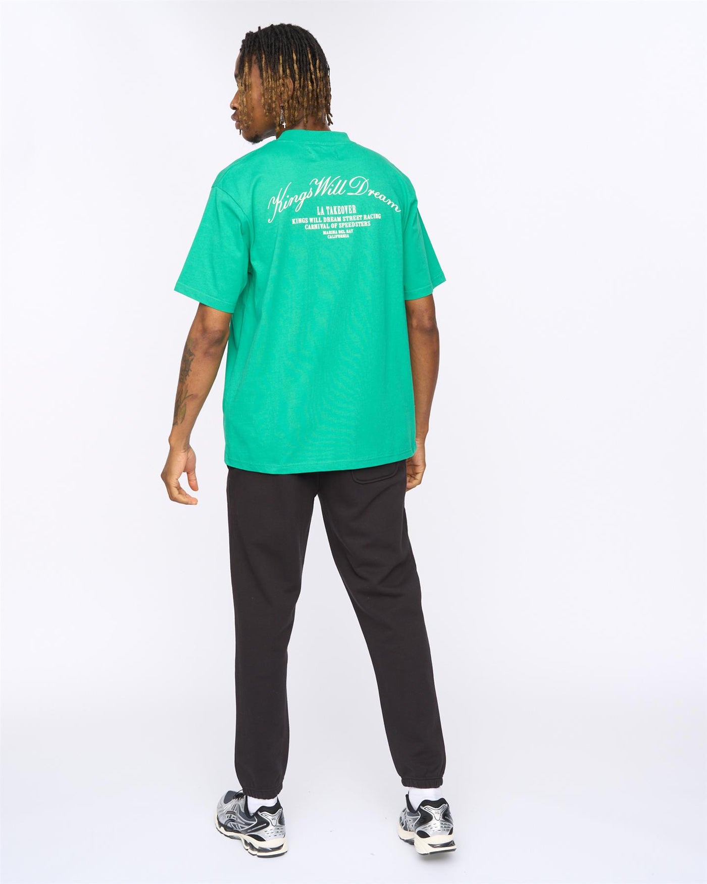 Mens Arch Oversized T-Shirt Green