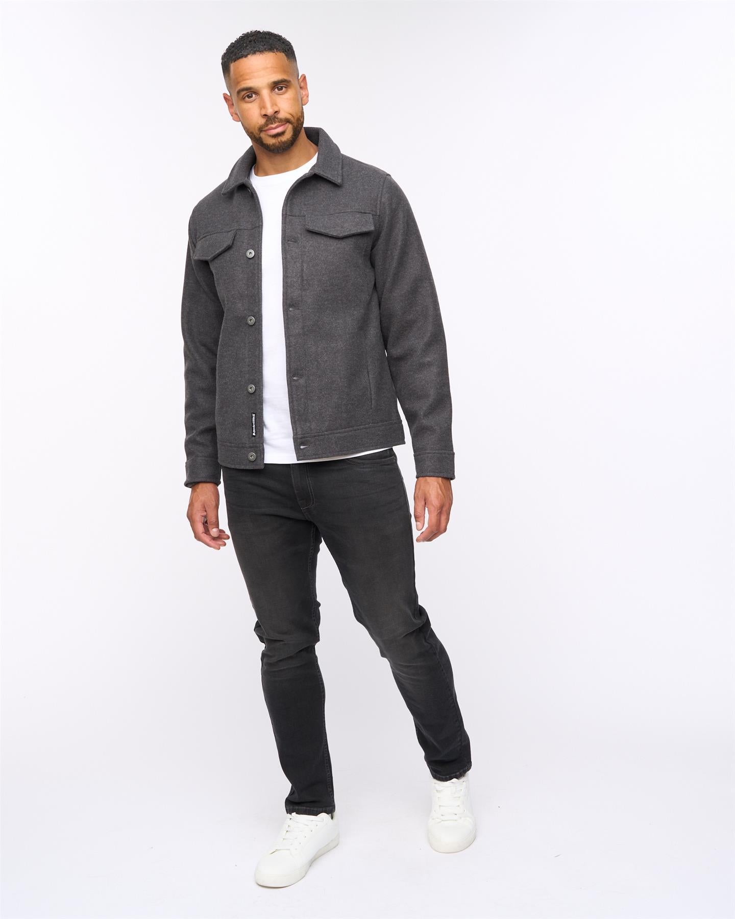 Earnshaw Overshirt Charcoal
