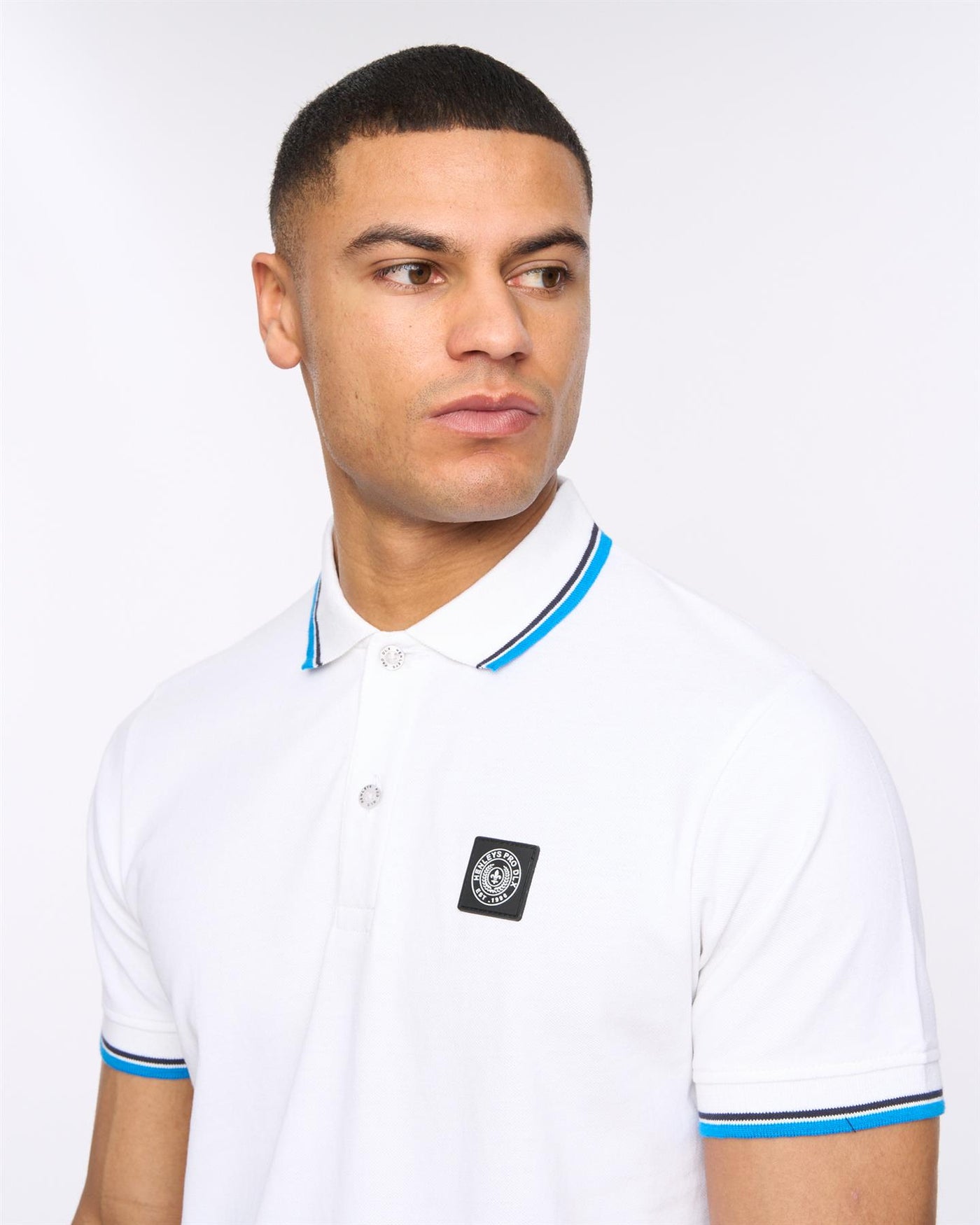 Mens Henalpha Polo Optic White