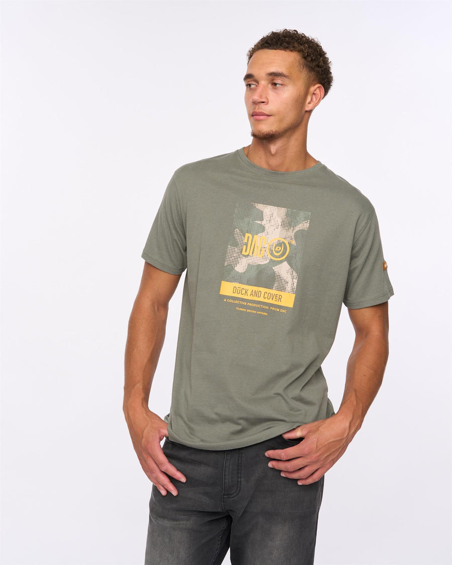 Mens Camostack T-Shirt Dark Olive