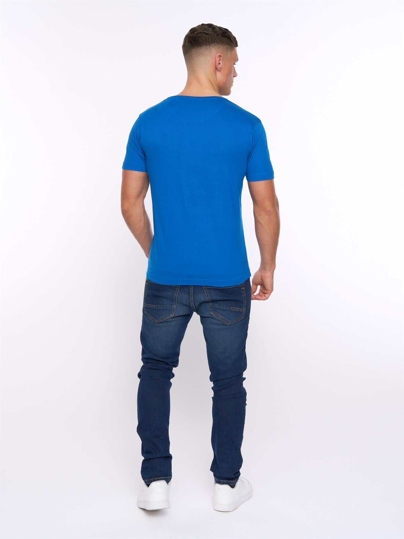 Mens Xplicit Drunk Elf T-Shirt Deep Azure