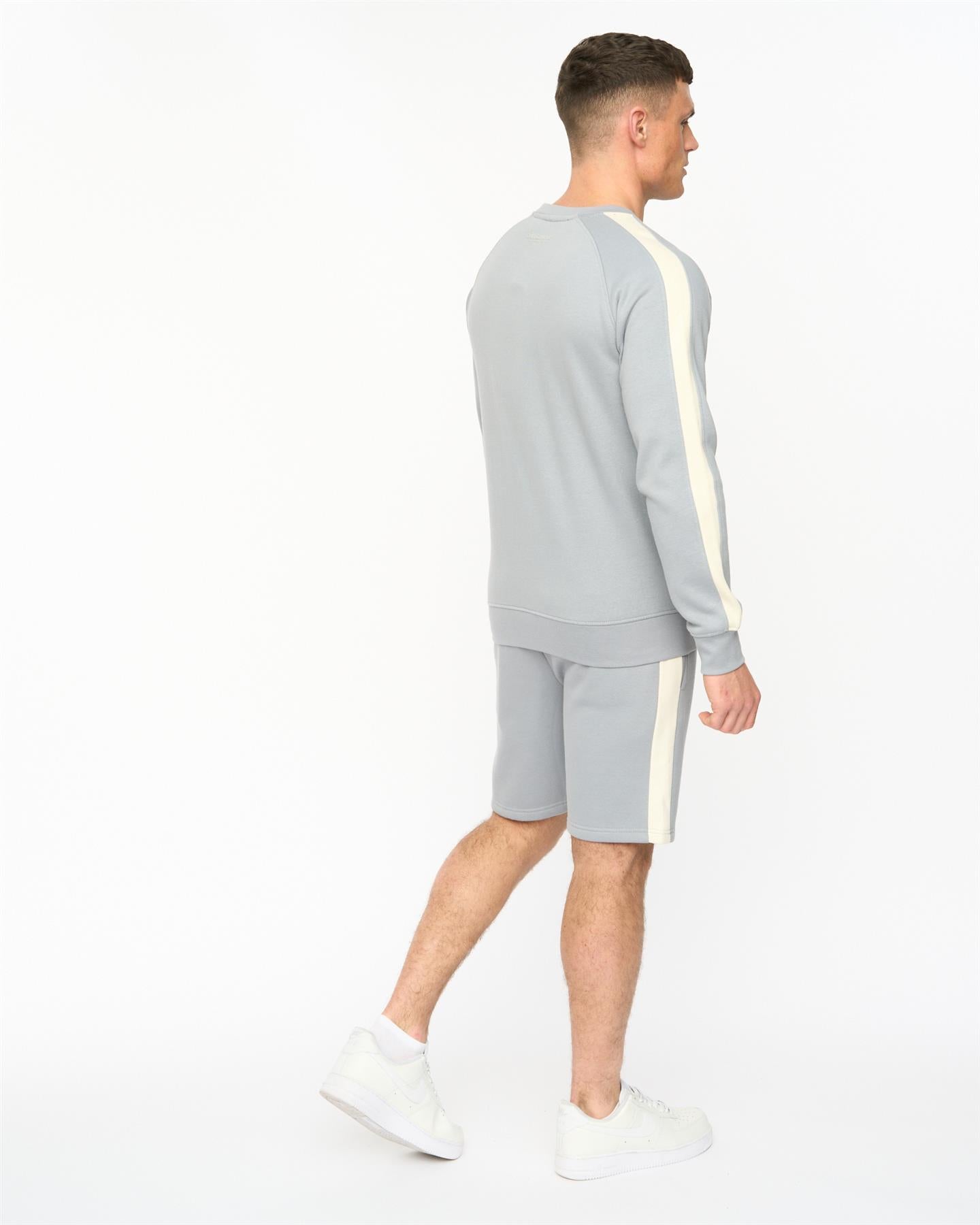 Mens Cresswill Crew Sweat Steel Blue