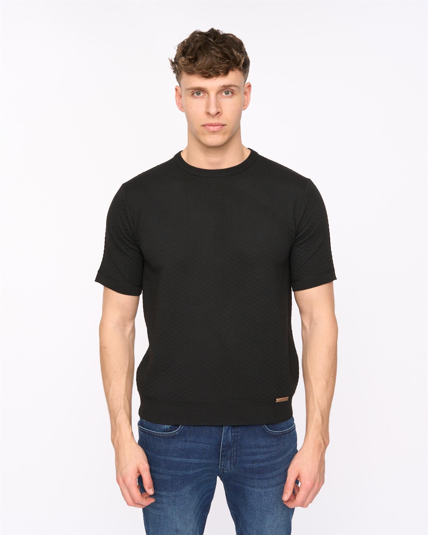 Mens Mataso Knit T-Shirt Black