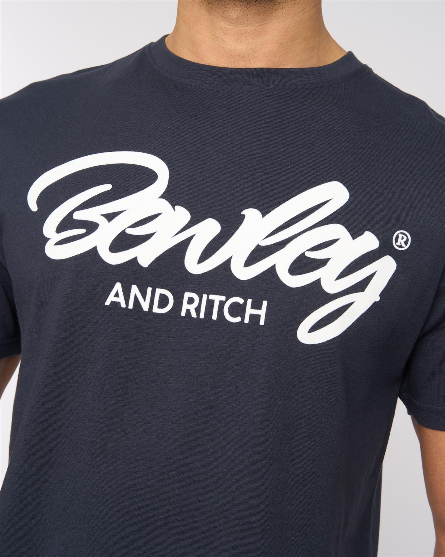 Mens  Yardley T-Shirt Navy
