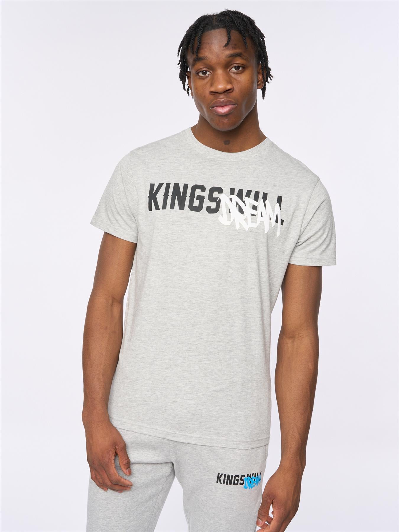 Mens Tagged T-Shirt Grey Marl
