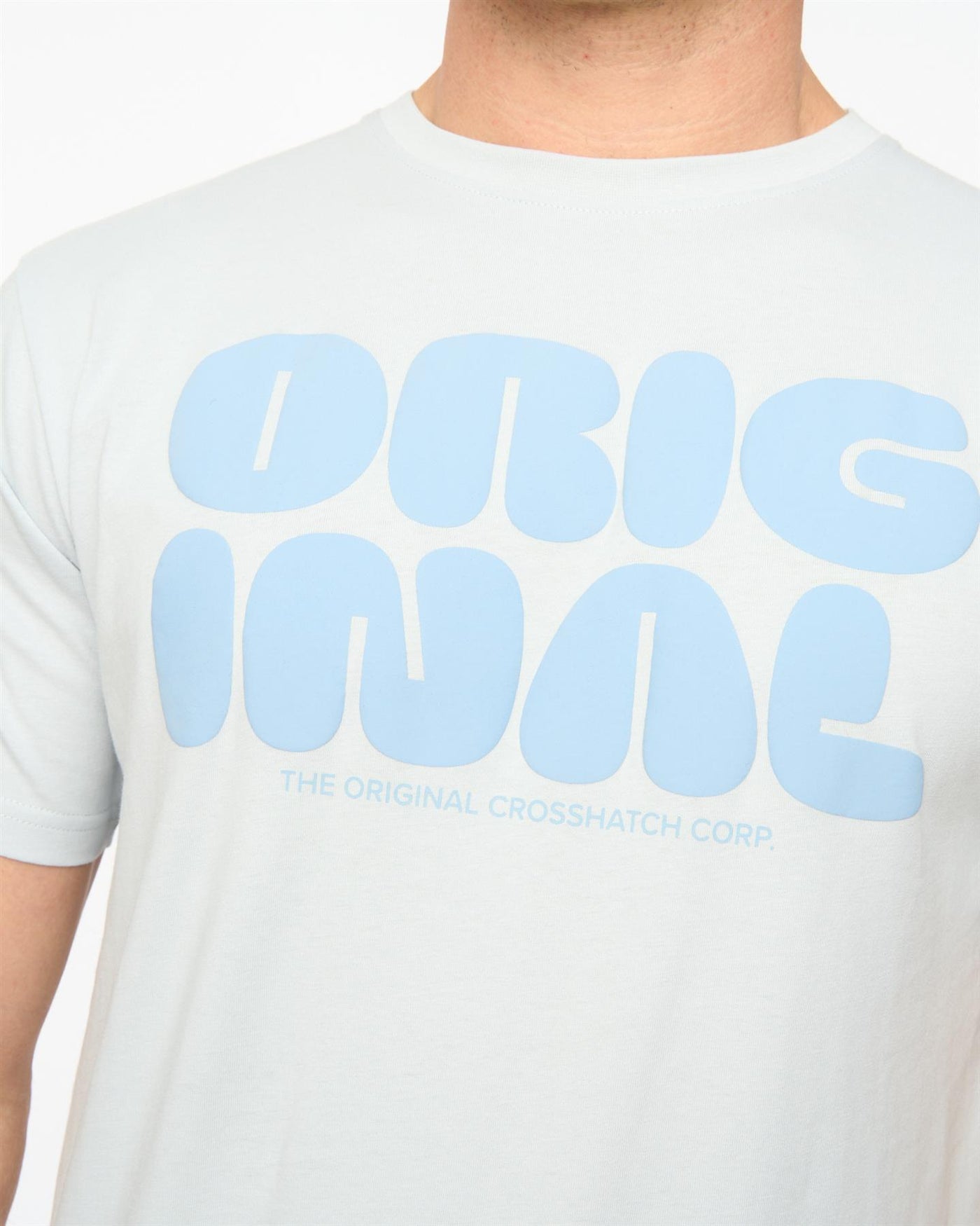 Mens Transflate T-Shirt Light Blue