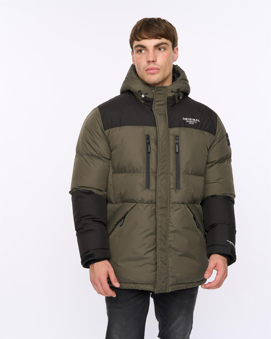 Mens Squadage Panel Jacket Olive