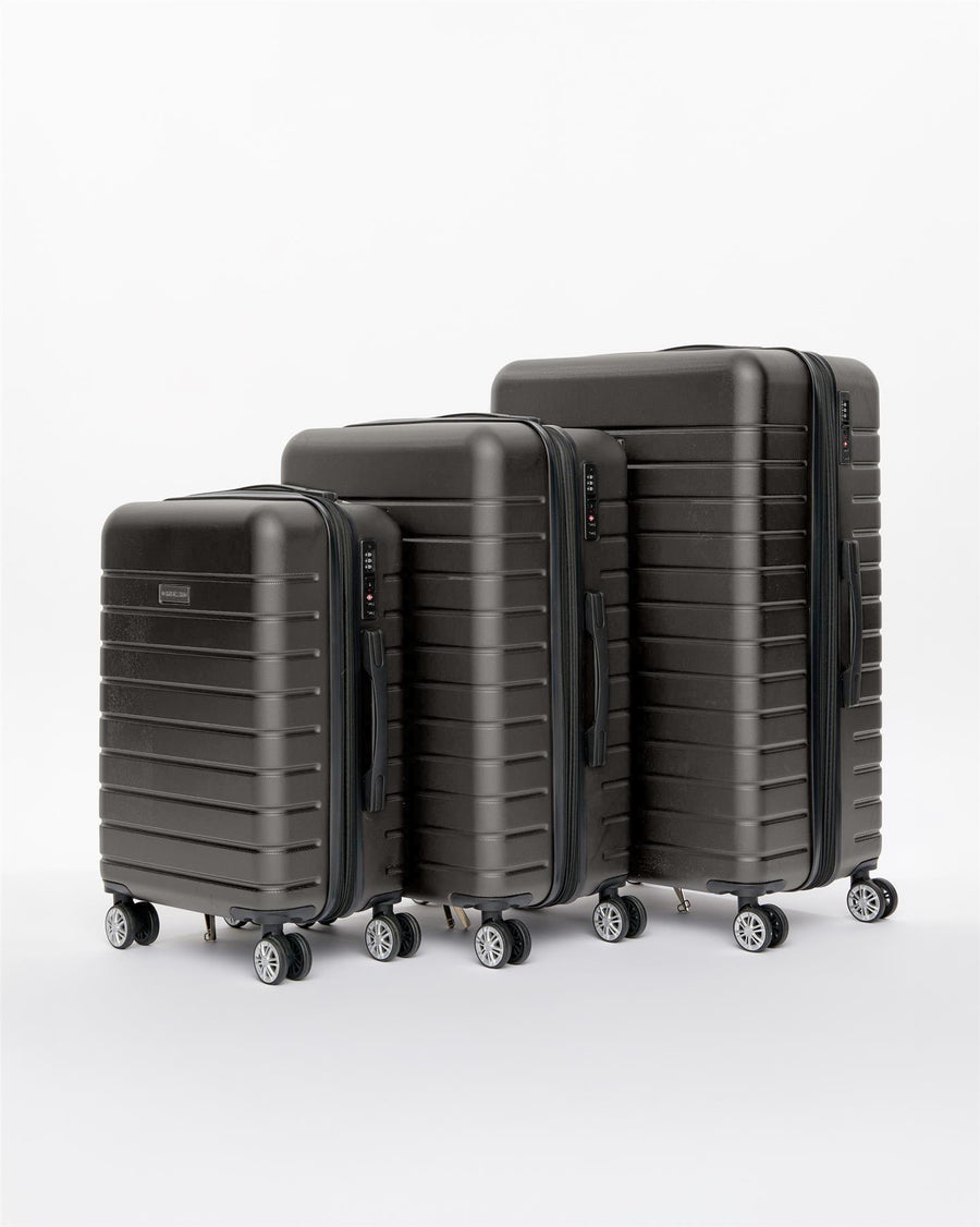 Mens Studio Suitcase 3pk Grey