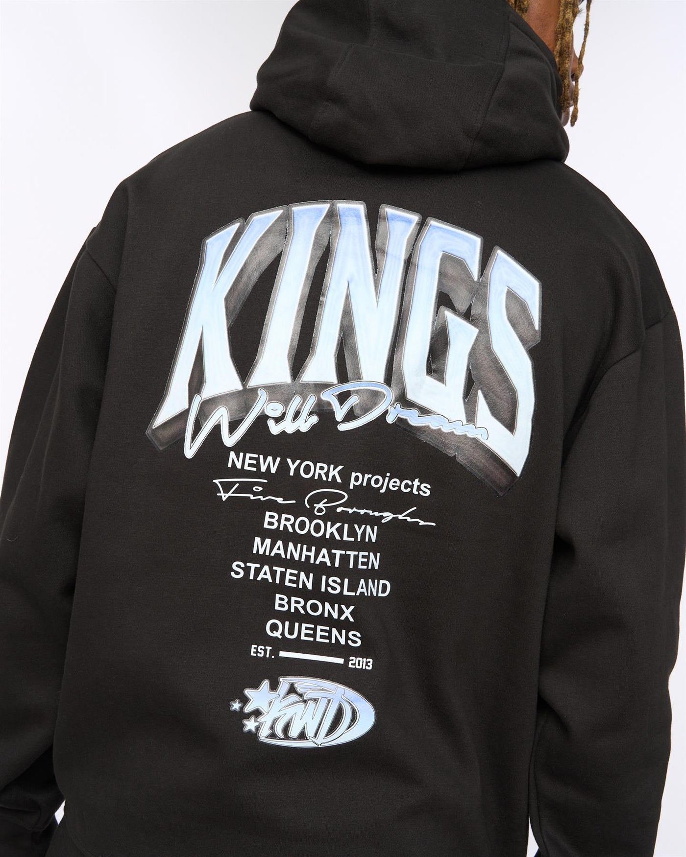 Mens Kingteam Hoodie Black