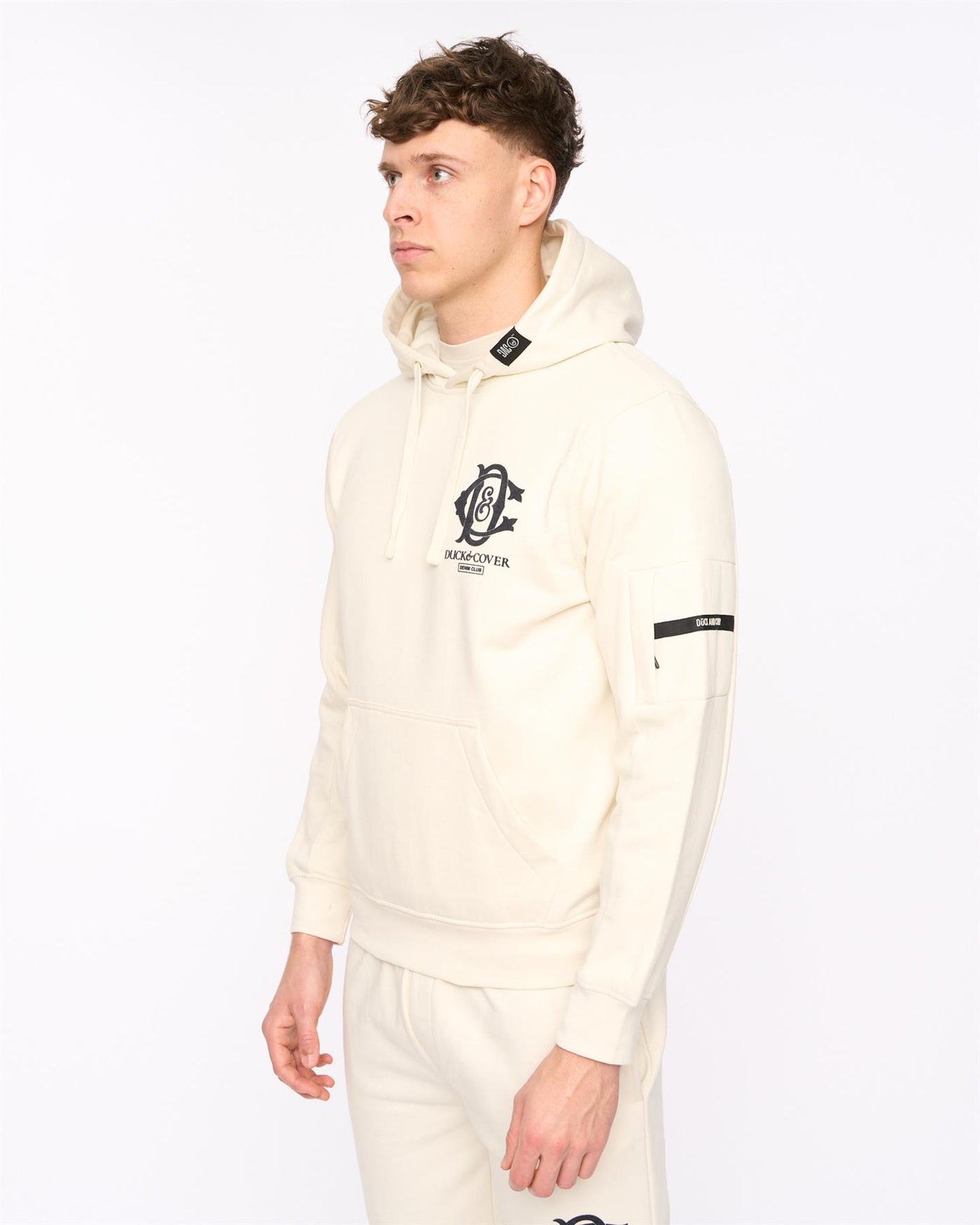 Mens Randolph Hoodie Light Stone