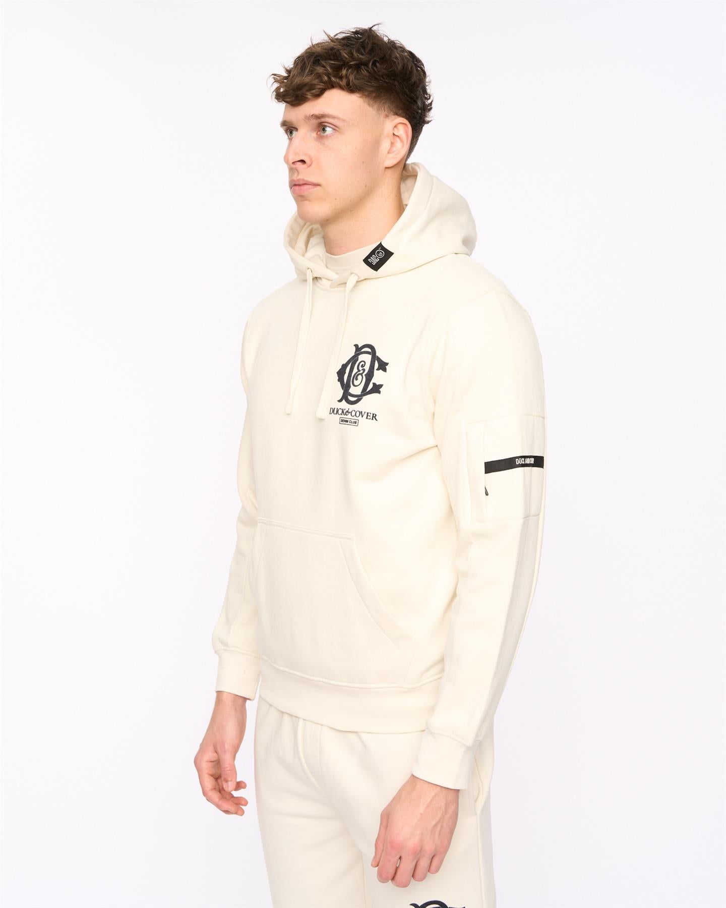 Mens Randolph Hoodie Light Stone
