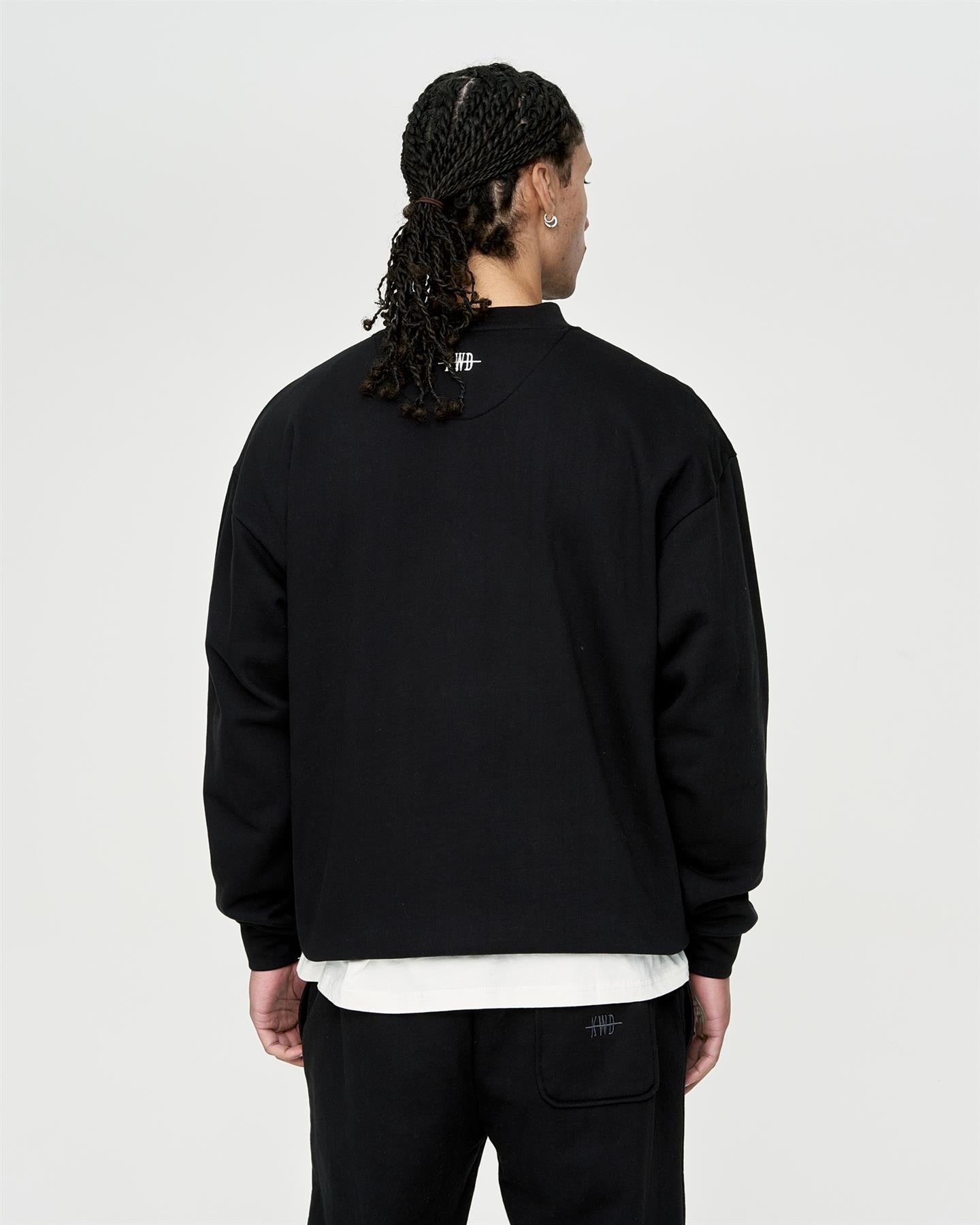 Mens Studio High Flying Doves Crew Sweat Black