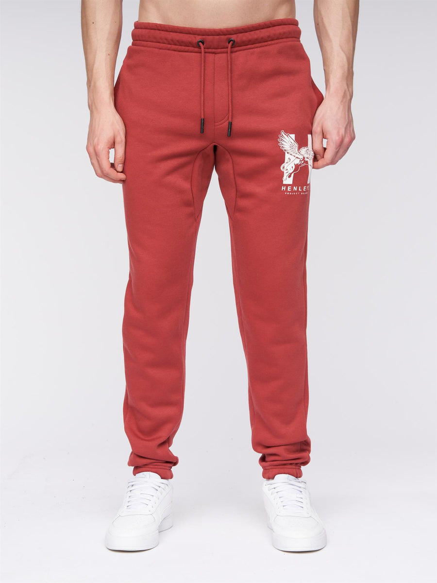 Curveball Joggers Deep Red