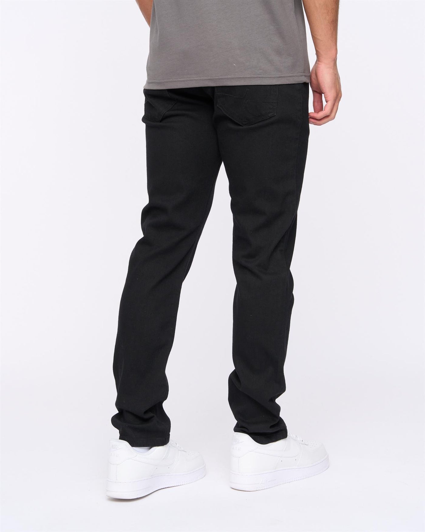 Mens Craze Comfort Fit Jeans Black