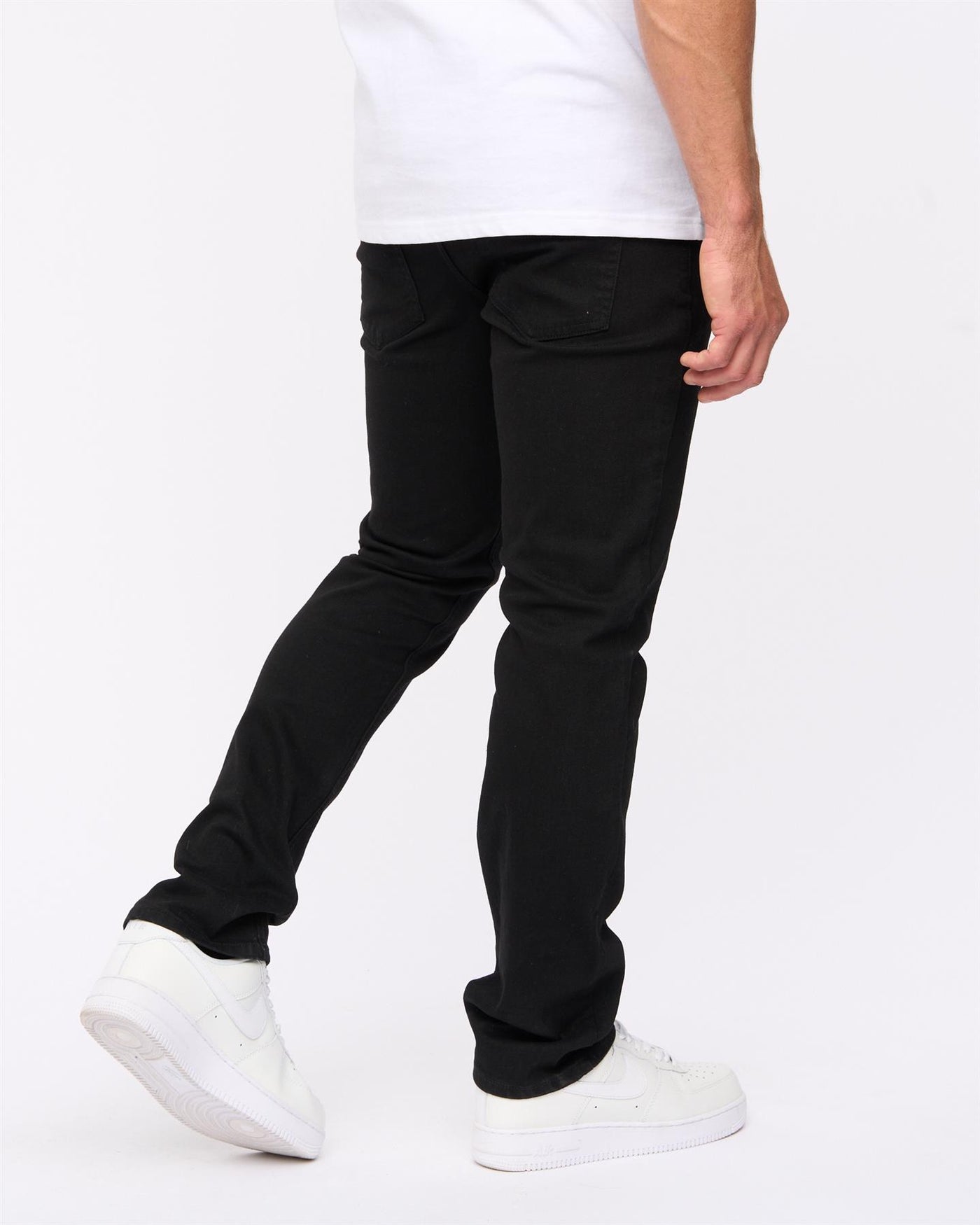 Mens Draker Straight Fit Jeans Black