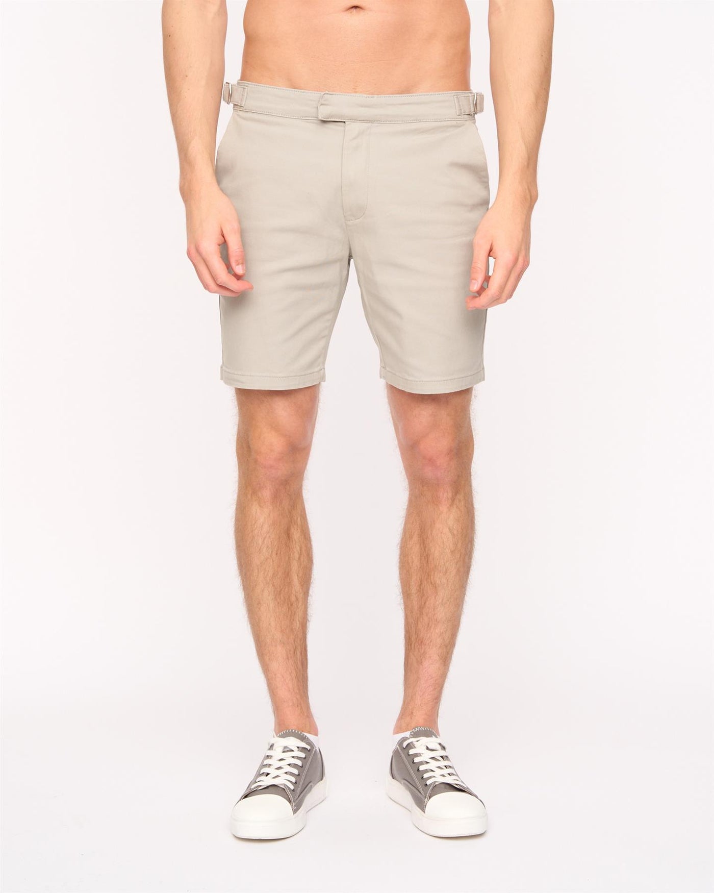 Mens Everett Chino Shorts Light Grey