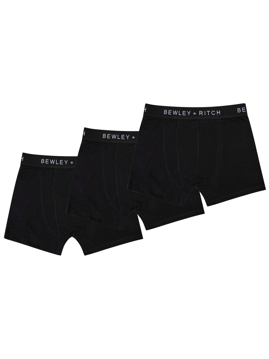 Andross Boxers 3pk Black
