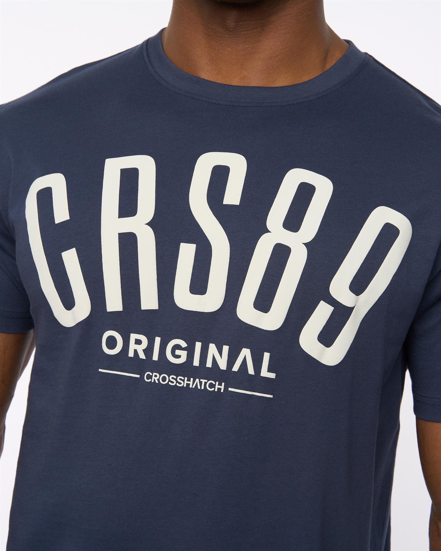 Mens Hallfell T-Shirt Navy