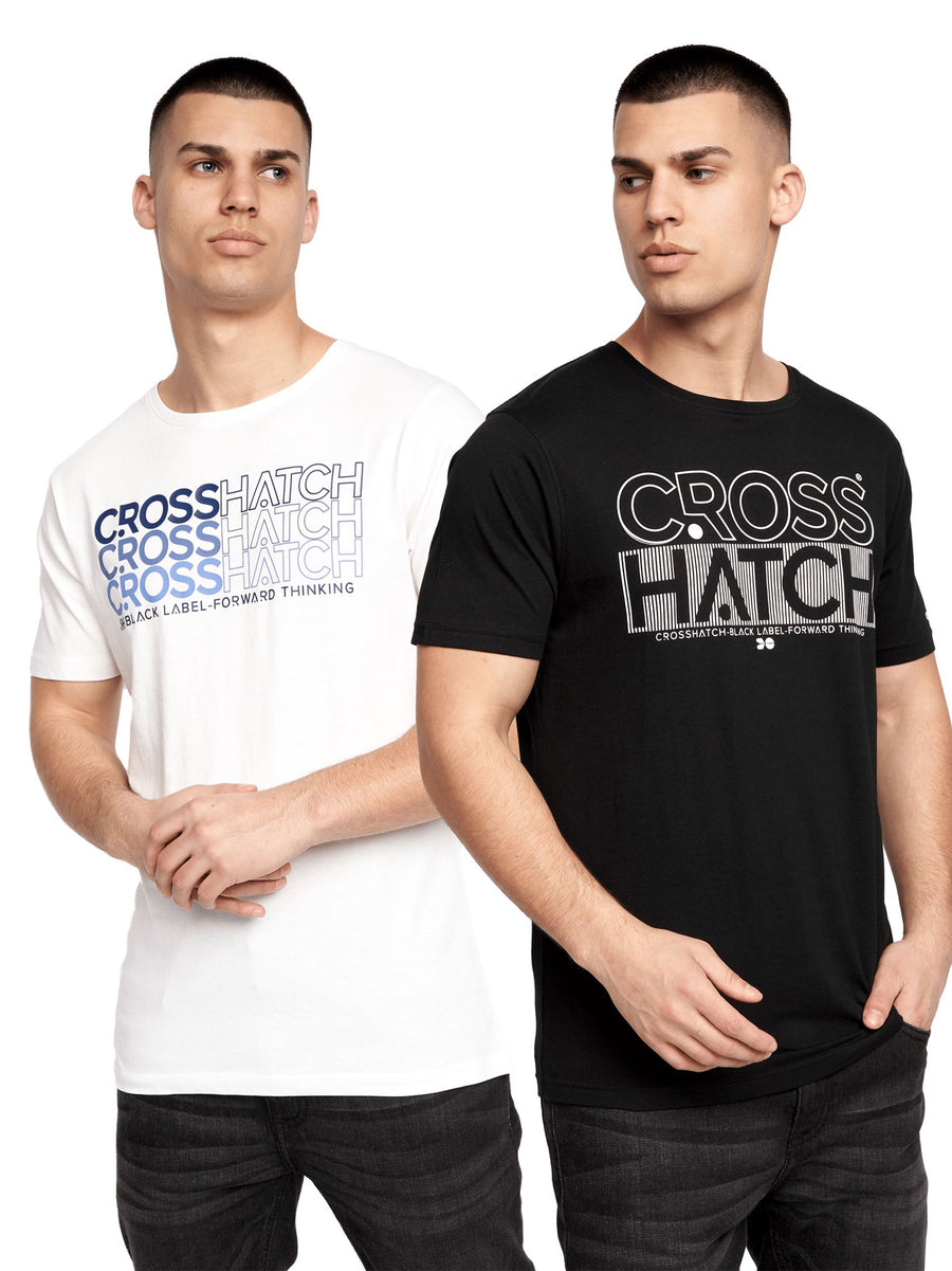 Arnio T-Shirt 2pk Black/White