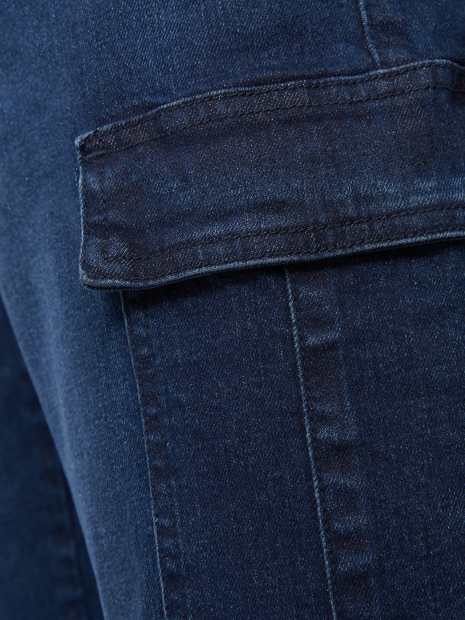 Kremtap Cargo Jeans Dark Wash